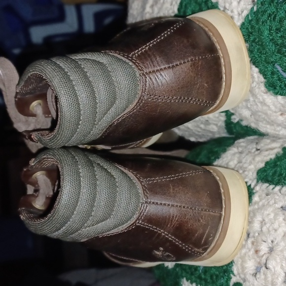 Timberland Lace-up. Women Boots. Anti-fatigue beautiful brown leather 7 Comfy - Picture 4 of 7